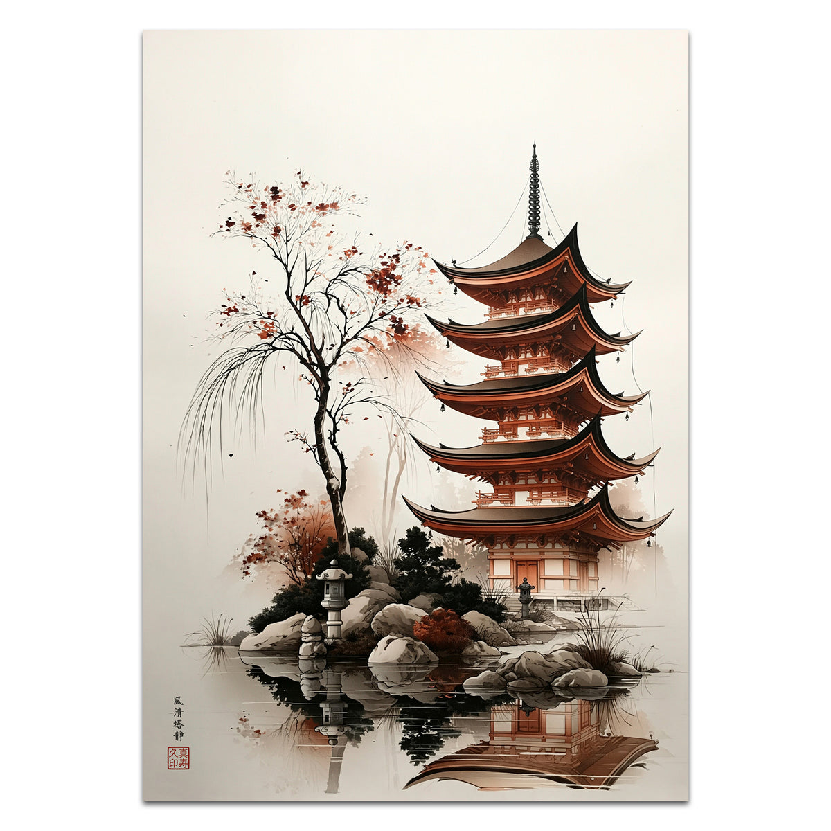 Riflessi della Pagoda