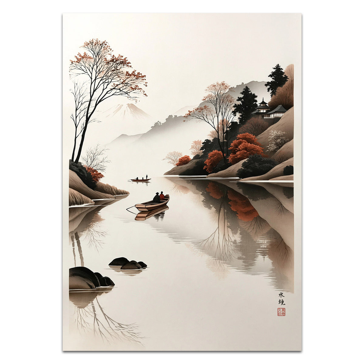Lo Specchio d'Acqua al Tramonto