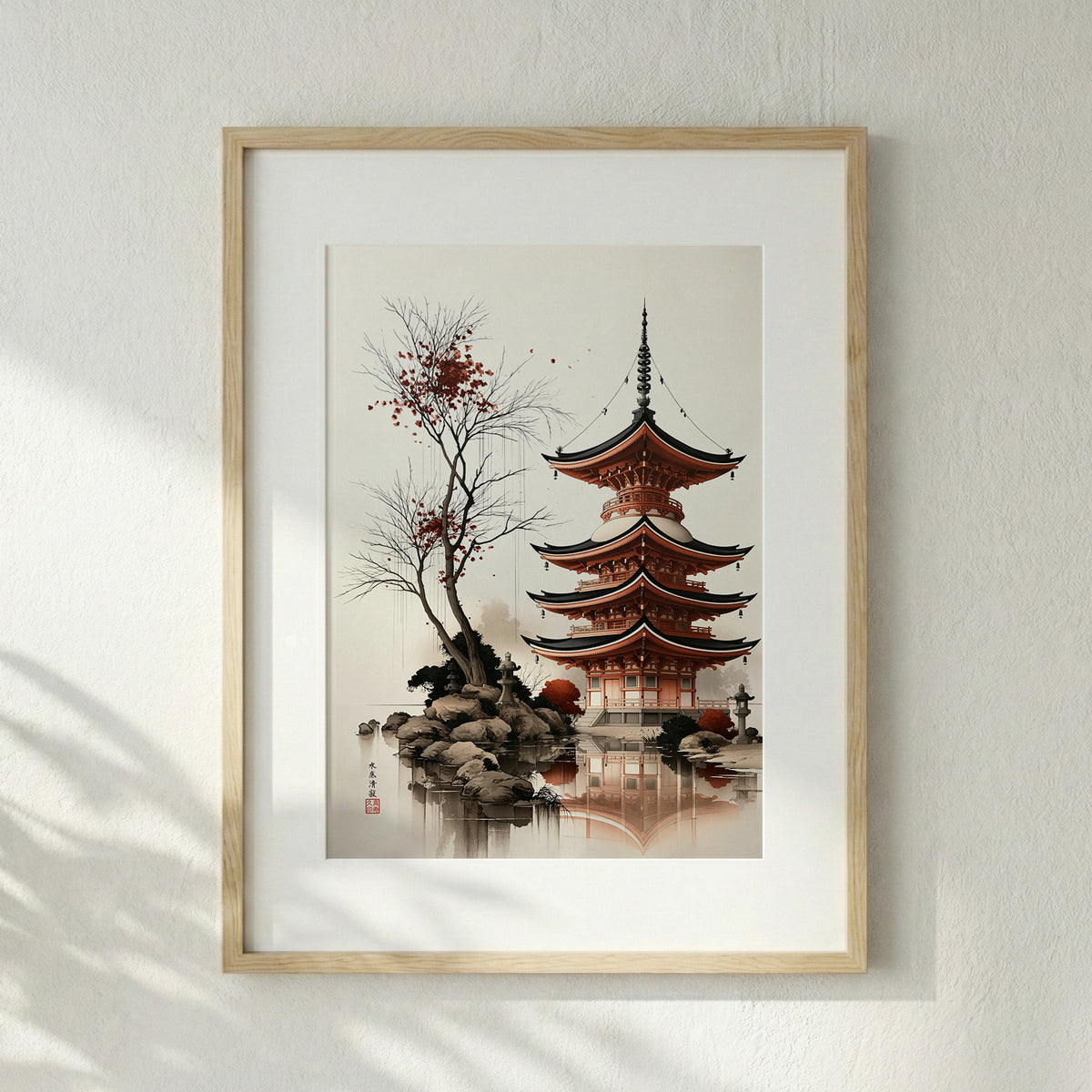 La Pagoda del Lago Silente