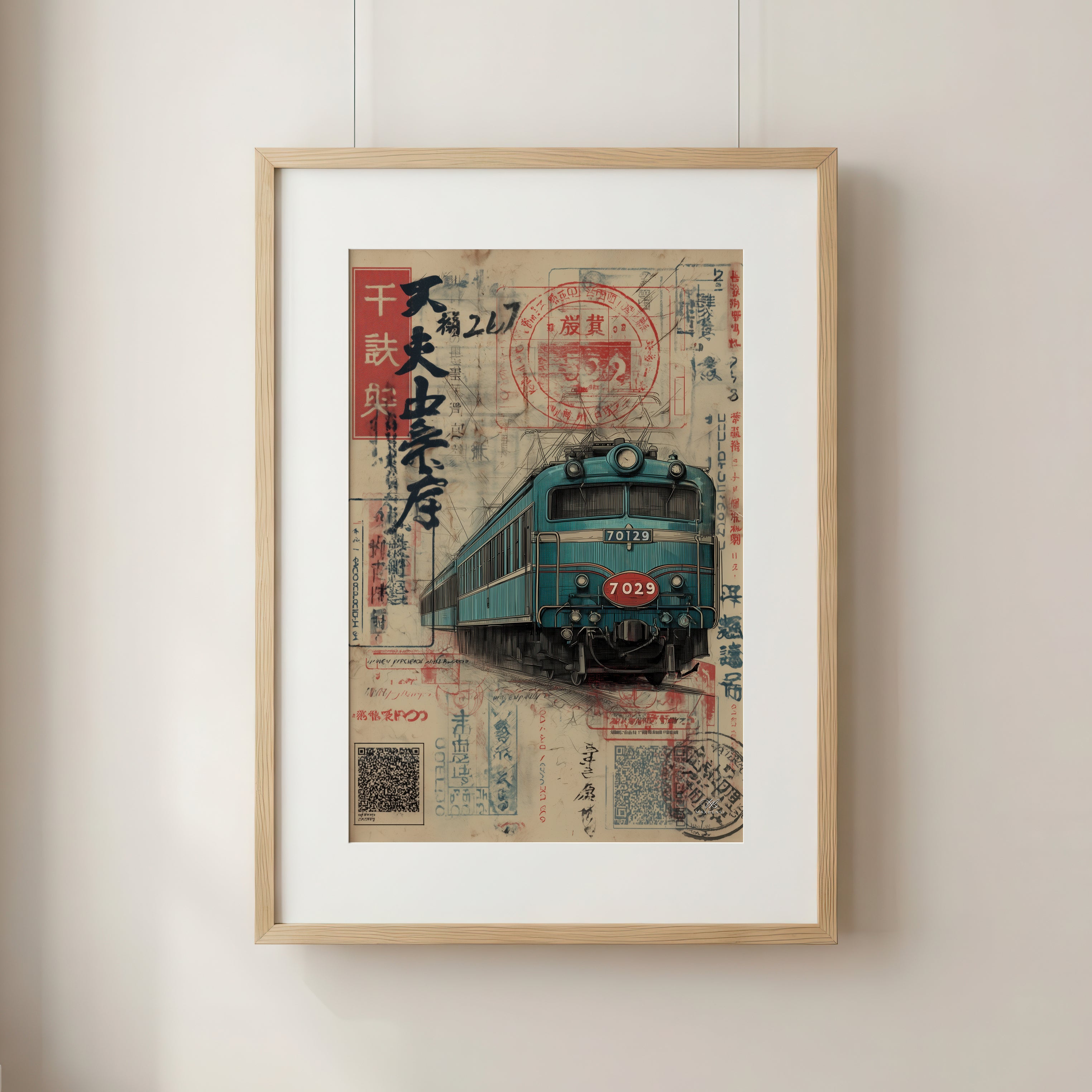 Stampa Fine Art: "Il Treno dei Ricordi" (Japan Rail Vintage)