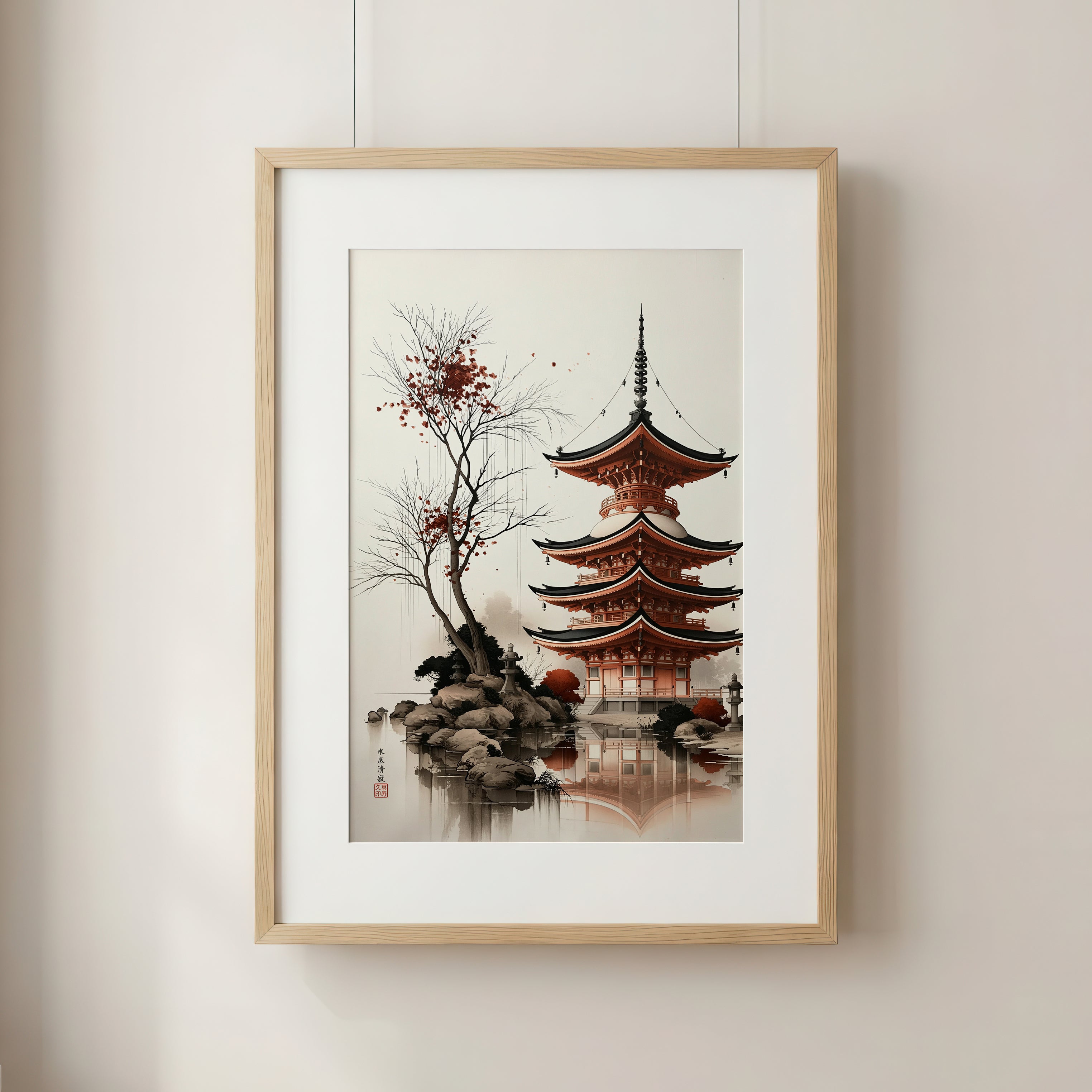 La Pagoda del Lago Silente