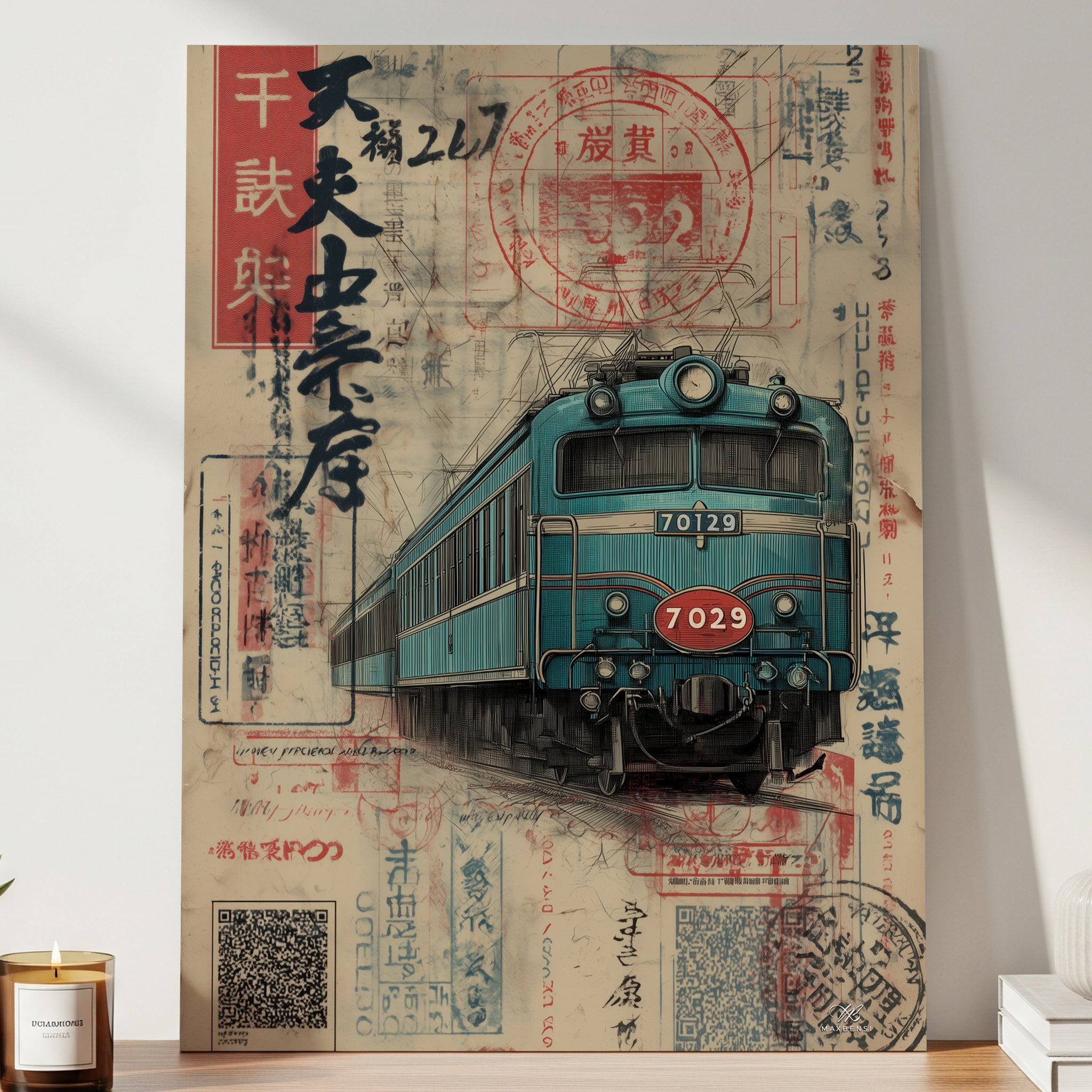 Stampa Fine Art: "Il Treno dei Ricordi" (Japan Rail Vintage)